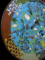 Grote schotel in cloisonné - Japan - Meiji periode
