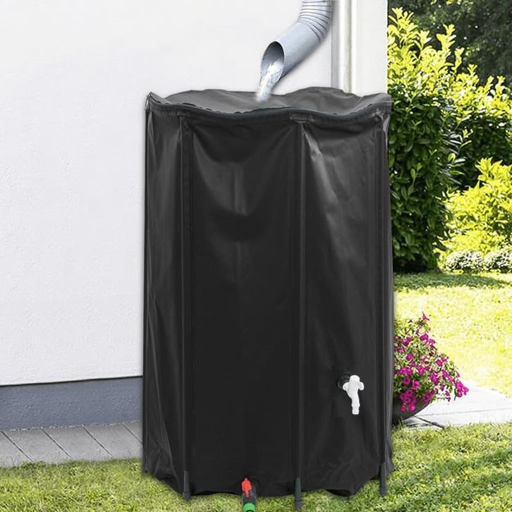vidaXL Watertank met kraan opvouwbaar 1000 L PVC, Tuin en Terras, Overige Tuin en Terras, Nieuw, Verzenden
