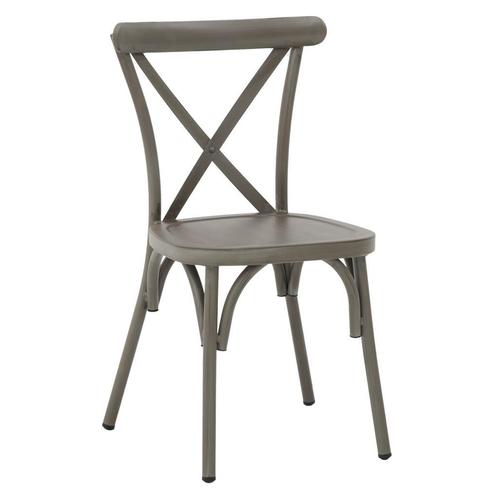 Stoel | GARLAND | Aluminium | Grey | In-/Outdoor |, Zakelijke goederen, Horeca | Keukenapparatuur, Nieuw in verpakking, Verzenden