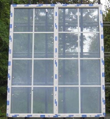 pvc raam , chassis , venster , kozijn 170 x 210 creme beschikbaar voor biedingen