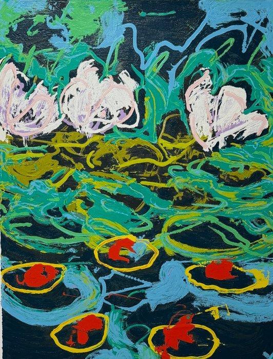 Mario Schifano (1934-1998) - Gigli, Antiek en Kunst, Antiek | Overige Antiek