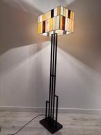 Lampe - Vitrail - Mondrian, Antiquités & Art, Curiosités & Brocante