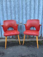 Fauteuil (2) - Synthetisch leder, Hout - Twee Rockabilly