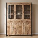 Buffetkast Mangohout Britt 140 cm, Huis en Inrichting, Kasten | Buffetkasten, Verzenden, Nieuw, Overige houtsoorten, Industriële meubels