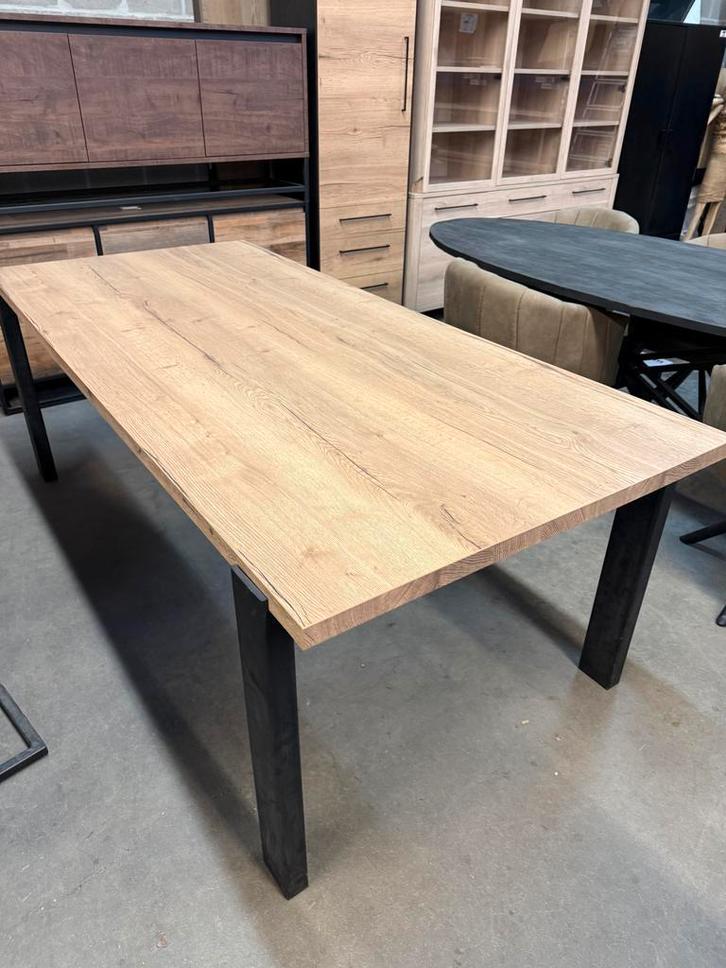 Eettafel krasvrij, kleur natur, Huis en Inrichting, Tafels | Eettafels, Nieuw, Metaal, Overige materialen