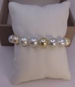 Zonder Minimumprijs - Armband Gouden en witte South Sea, Handtassen en Accessoires, Nieuw