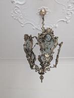 Lampe à suspendre - Cristal - Bronze argenté