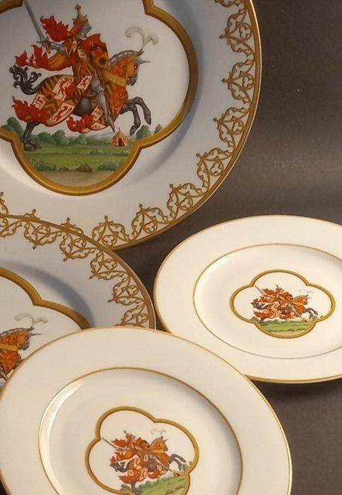 Porcelaine de Paris - Service de table (4) - Porcelaine, Diversen, Kerst