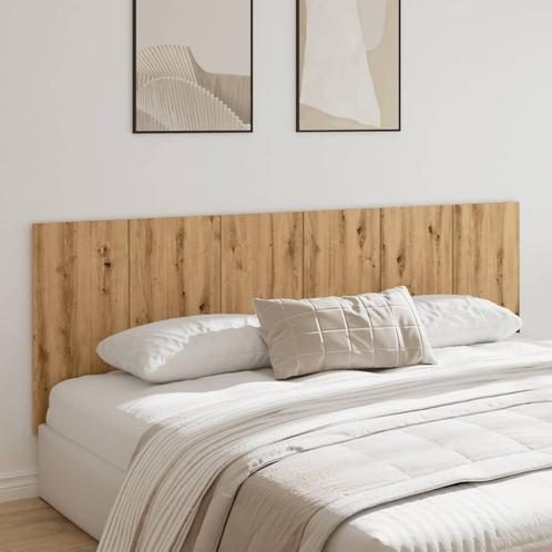 vidaXL Hoofdbord wandmodel 240x1,5x80 cm bewerkt hout, Huis en Inrichting, Slaapkamer | Bedden, Nieuw, Verzenden