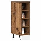 vidaXL Onderkast 20x44,5x81,5 cm bewerkt hout oud, Huis en Inrichting, Kasten | Overige, Verzenden, Nieuw