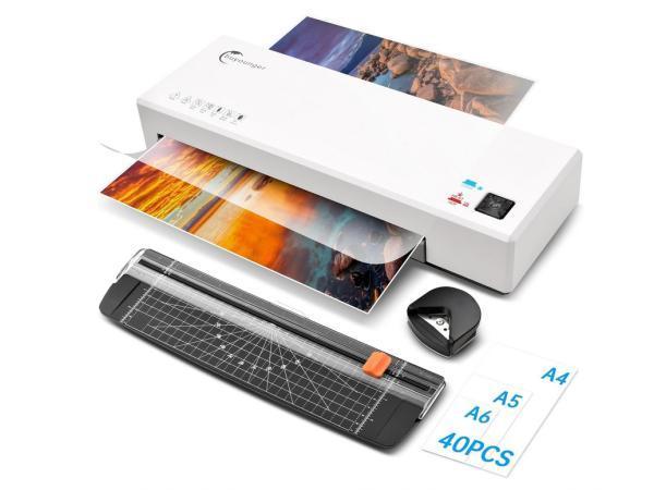 Veiling - Lamineerapparaat, A4, thermisch en koud en 40 hoes, Zakelijke goederen, Kantoor en Winkelinrichting | Kantoorartikelen