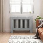 vidaXL Radiator Cover Grijs Sonoma 112 x 19 x 81,5 cm, Doe-het-zelf en Bouw, Verzenden, Nieuw