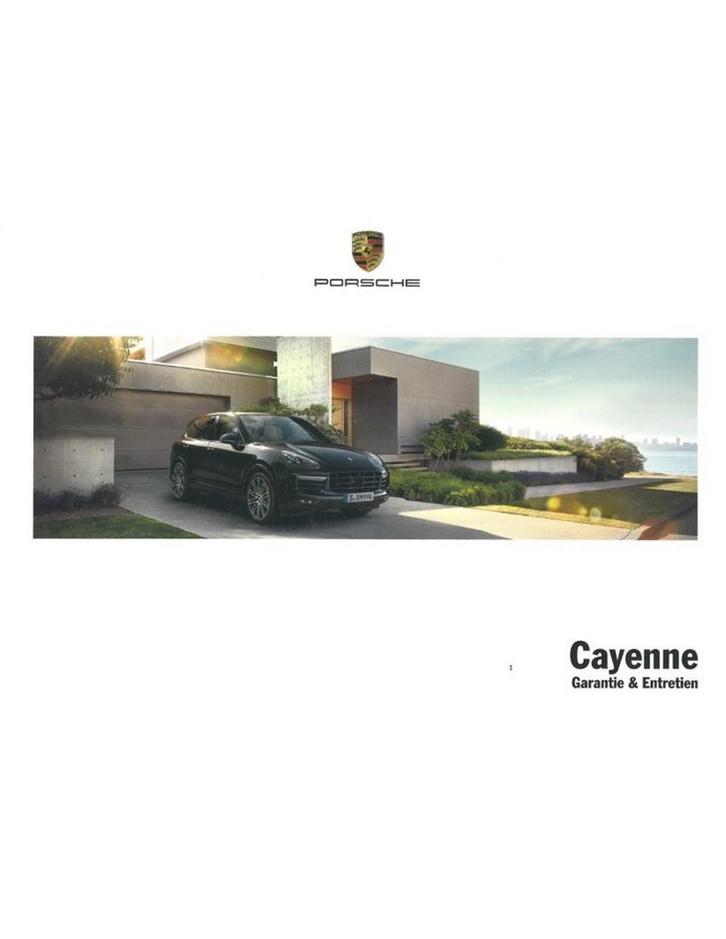 2017 PORSCHE CAYENNE GARANTIE & ONDERHOUD FRANS, Autos : Divers, Modes d'emploi & Notices d'utilisation, Enlèvement ou Envoi