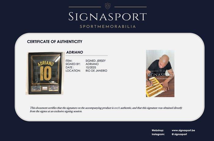 Inter Milan - Wereldkampioenschap Voetbal - Adriano -, Collections, Collections Autre