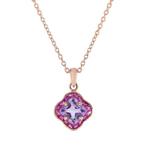 Lilly M. JEWELERS - Halsketting - 9 kt. Roségoud -  2.94 tw.