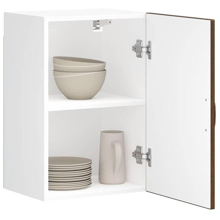 vidaXL Keukenwandkast Lucca bewerkt hout bruin eikenkleur, Huis en Inrichting, Kasten | Overige, Nieuw, Verzenden