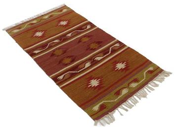 Moderne Indo Kelim van wol - Vloerkleed - 140 cm - 70 cm -