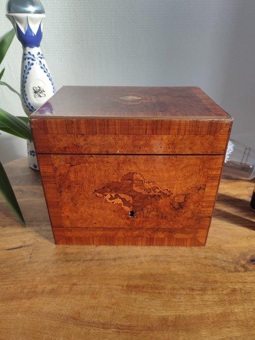 Napoléon III - Bois de marqueterie - Drankkast - Hout -, Antiquités & Art, Antiquités | Autres Antiquités