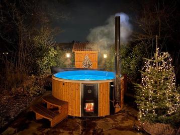 Hot tub: Zweedse Hottub,  houtgestookte geïntegreerde kachel, Ophalen of Verzenden, Overige typen