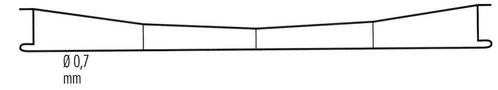 sommerfeldt 145 HO rijdraad verkoperd 0,7 x 270 mm (5 stuks), Hobby en Vrije tijd, Modeltreinen | H0, Gelijkstroom, Overige typen