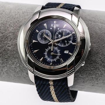 RSW - Swiss Watch - RSW4130-SF-9 - Blue/Beige strap - Zonder beschikbaar voor biedingen