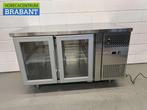 RVS Koelwerkbank 2 glasdeuren glazen deur 1/1 GN 136 cm 230V, Ophalen of Verzenden, Nieuw in verpakking