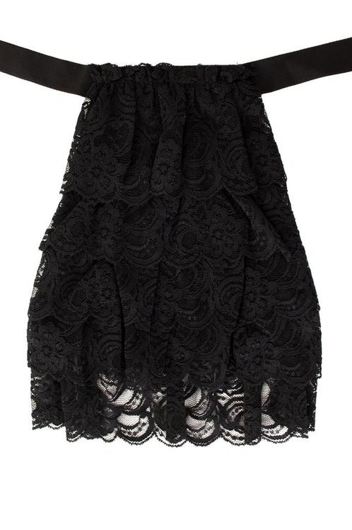 Jabot Kanten Kraag Zwart Donker Klassiek Vintage Victoriaans, Kleding | Heren, Carnavalskleding en Feestkleding, Nieuw, Ophalen of Verzenden