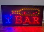 Affiche lumineuse LED « BAR » avec des effets lumineux, Antiek en Kunst