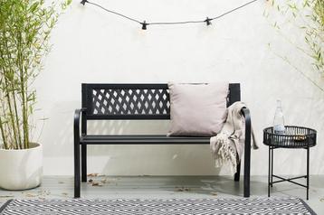 Stalen tuinbank - lengte 125 cm - buitenbank voor 2 beschikbaar voor biedingen