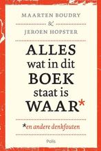 Alles wat in dit boek staat is waar* *en andere denkfouten, Verzenden, Gelezen, Maarten Boudry