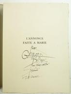 Signé ; Pierre-Yves Trémois / Paul Claudel - LAnnonce