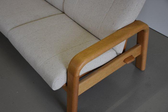 Sofa - Hout - 60er Jahre Highback Sofa, Antiek en Kunst, Kunst | Designobjecten