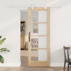 vidaXL Glijdende Deur met Hardware Set 73,5x198,5 cm Massief, Verzenden, Nieuw