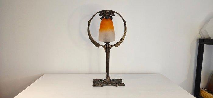 Schneider Charles - Lampe - Bronze, Verre, Antiquités & Art, Art | Objets design