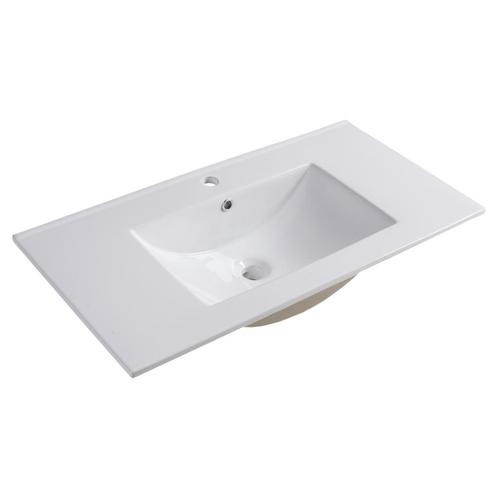 Wastafel Differnz Country Slide Keramiek Wit, Doe-het-zelf en Bouw, Sanitair, Overige typen, Nieuw, Ophalen of Verzenden