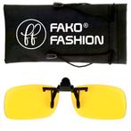 Fako Fashion® - Clip On Voorzet Zonnebril - Small - 125x33mm, Bijoux, Sacs & Beauté, Verzenden