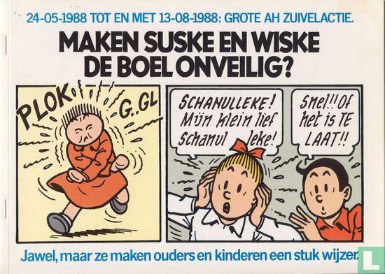 Maken Suske en Wiske de boel onveilig? - 1988, Boeken, Stripverhalen, Zo goed als nieuw, Eén stripboek, Verzenden