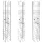 Schanskorven 3x 25x25x197cm | Retour Deal | 40%, Tuin en Terras, 1 tot 2 meter, Nieuw, IJzer, Minder dan 3 meter