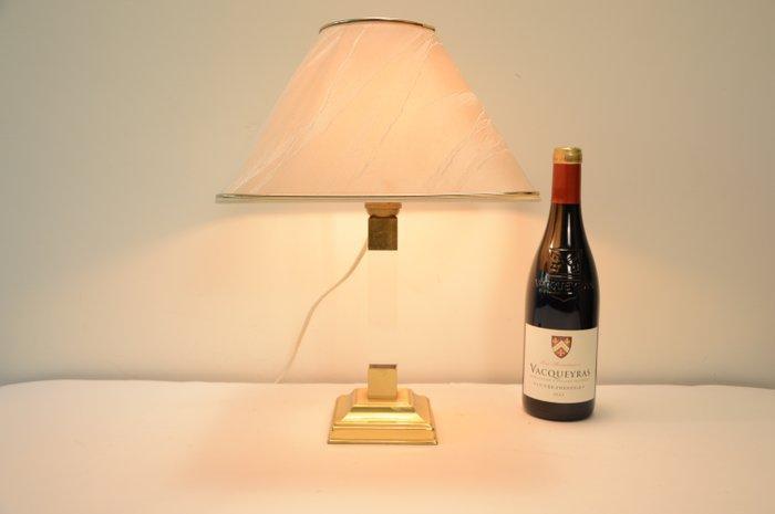 Tafellamp - Art Deco-stijl tafellamp - Messing, plexiglas, Antiek en Kunst, Curiosa en Brocante