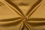 Polyester stof camelbruin - Glanzende stof 50m op rol, Hobby en Vrije tijd, Verzenden, Nieuw