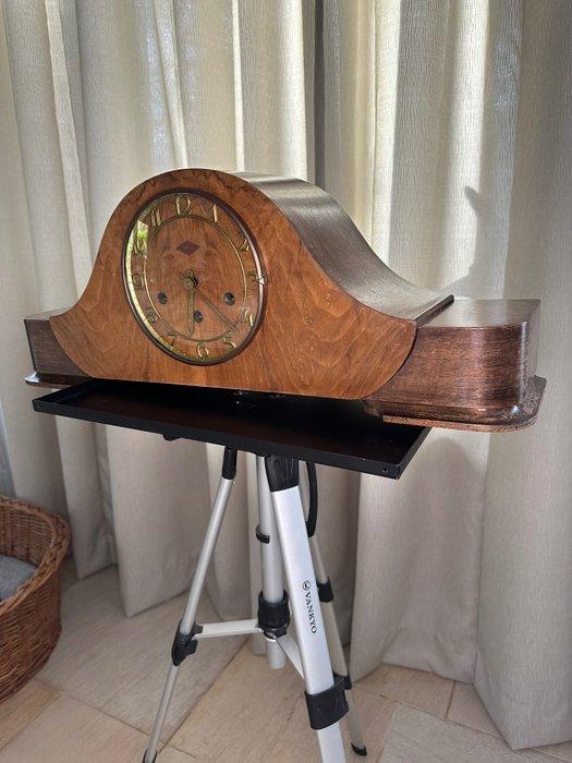 Slingerklok - Art Deco - Walnoot - 1930-1940 - Mantelklok, Antiek en Kunst, Antiek | Klokken