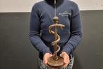 Beeld, Large Rod of Asclepius Pharmacists Statue - 28 cm -, Antiquités & Art