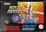 World Heroes Nintendo SNES Boxed PAL, Games en Spelcomputers, Nieuw, Verzenden