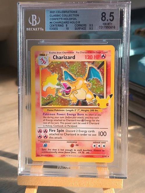 Pokémon - 4 Graded card - Charizard & Blastoise & Venusaur &, Hobby en Vrije tijd, Verzamelkaartspellen | Pokémon