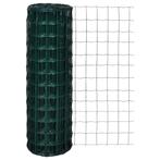 vidaXL Euro hek 10x1,2 m staal groen, Tuin en Terras, Tuinhekken en Hekwerk, Verzenden, Nieuw