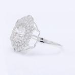 Zonder Minimumprijs - Ring - 14 karaat Witgoud - 2.73ct. tw., Handtassen en Accessoires, Ringen, Nieuw