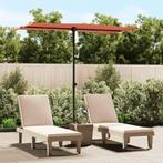 vidaXL Parasol met aluminium paal 180x110 cm, Tuin en Terras, Parasols, Verzenden, Nieuw