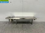 RVS Wandschap schap 98 x 31,5 cm met klein wasbakje Horeca, Ophalen of Verzenden, Nieuw in verpakking