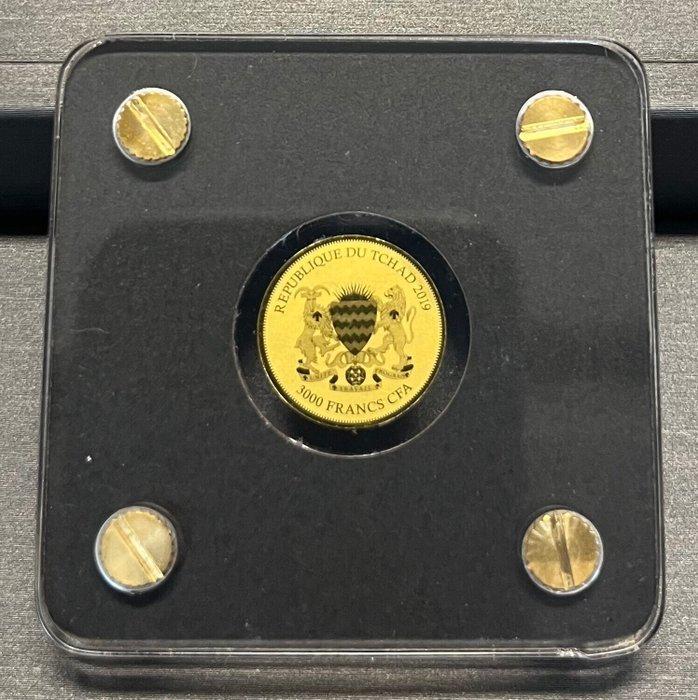 Tsjaad. 3000 Francs CFA 2019 Springbok (Zonder, Timbres & Monnaies, Monnaies | Europe | Monnaies non-euro