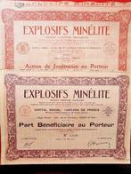 Frankrijk. - 2 x Part Bénéficiaire au Porteur - 1924 -